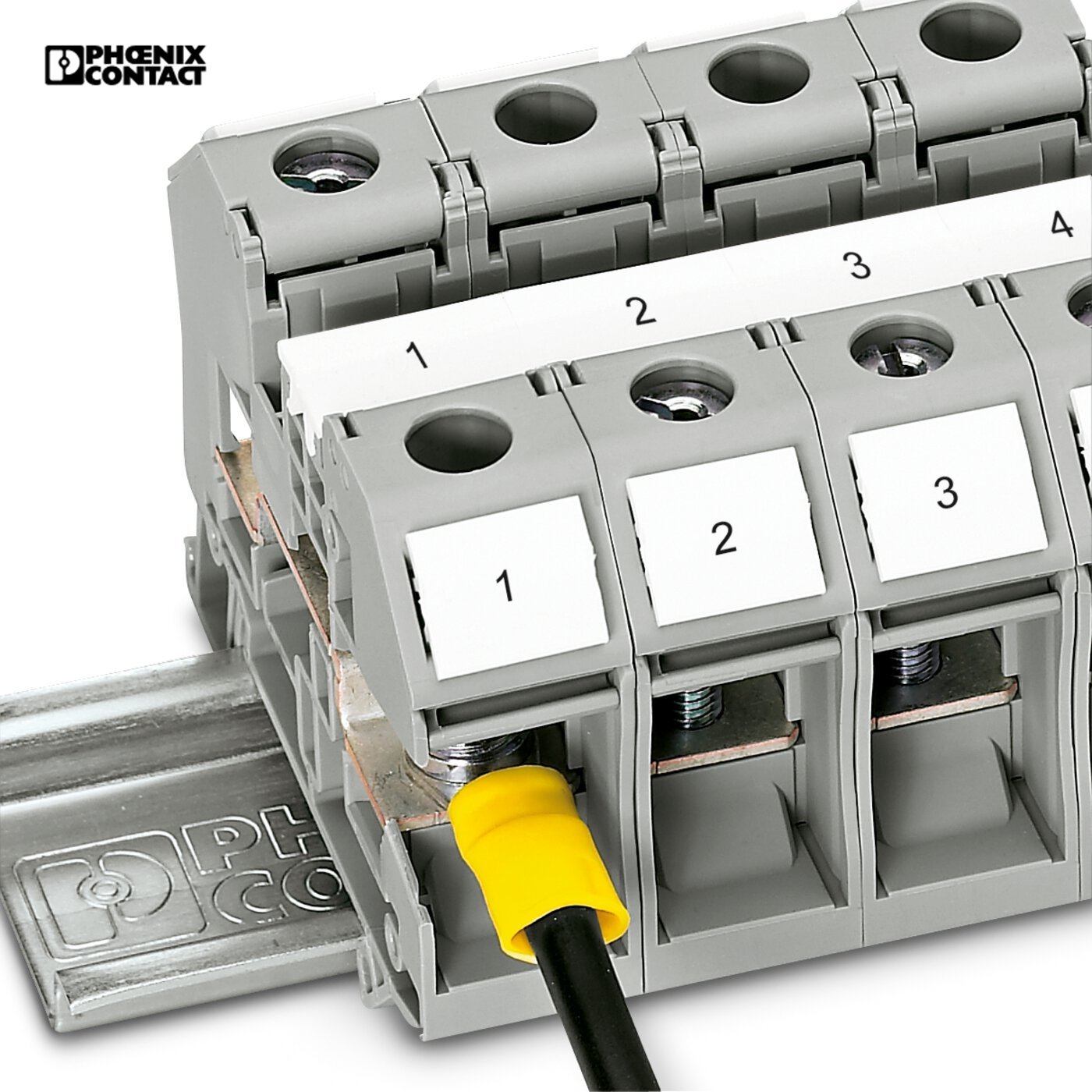 Wholesale Price 3049521 Phoenix Contact Connector Terminal Block RTO 5 Bolt Connection Electric Din Rail Terminal Blocks