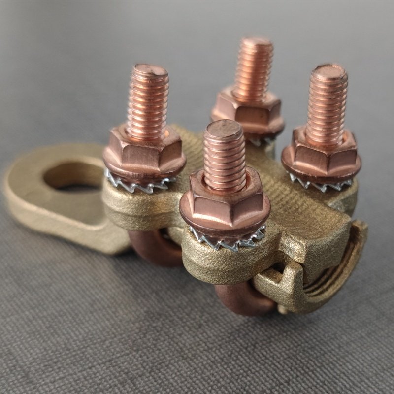 Hot selling Electrical Accessories Bolt Type Brass Cable Copper Connectors