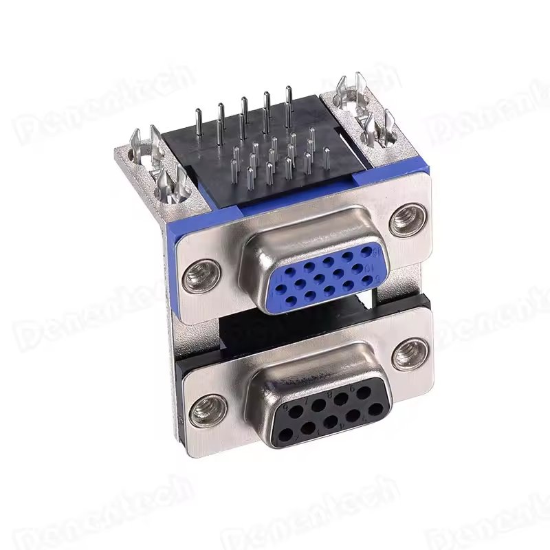 High Density D-SUB 25Pin Male Connector R/A DIP Type DB25 male conector D-SUB 25Pin Connector For PCB