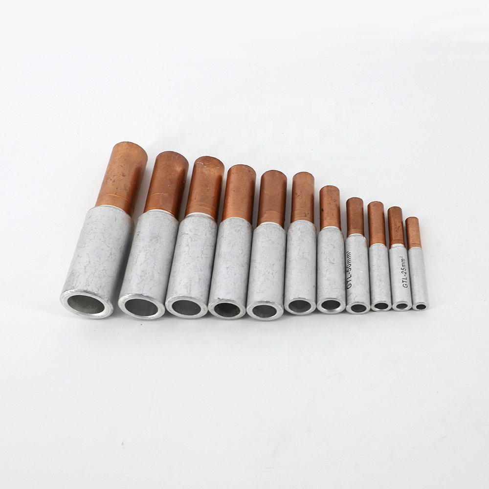 WangYuan GTL Series Copper Aluminum CU-AL Tube Cable Wire Bimetallic Splice Sleeve Lug Ferrule Connector Crimp Terminal