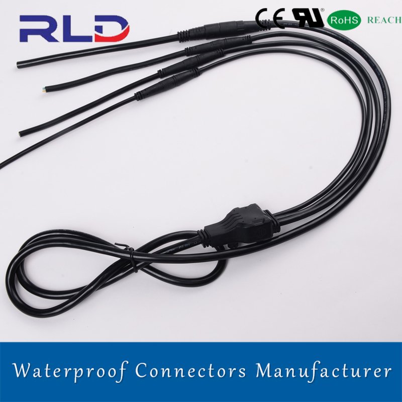 Wholesale 2025 new Electric Bicycle ebike motor extension cable waterproof connector 9 Pin high quality connector