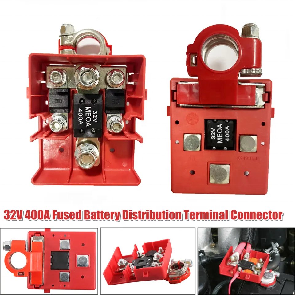 Hot Selling Fused Battery Distribution Terminal Connector Quick Release 4WDs and Caravan Red