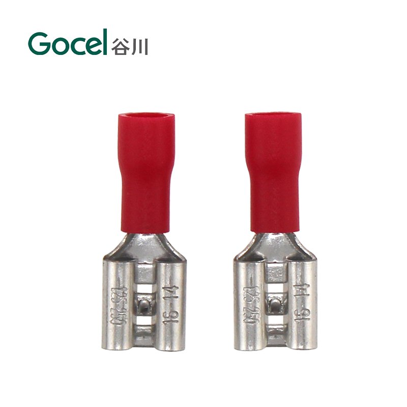 FDD 1.25-250 Cold pressed terminal female red connector terminal connector electronic
