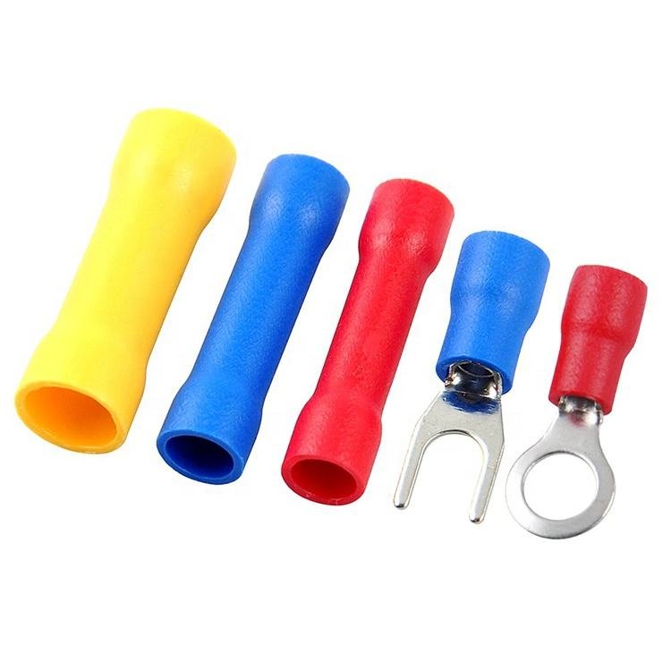 High Quality RV Series wiring terminal AWG 22-16 circular ring insulated terminals connectors crimp terminals