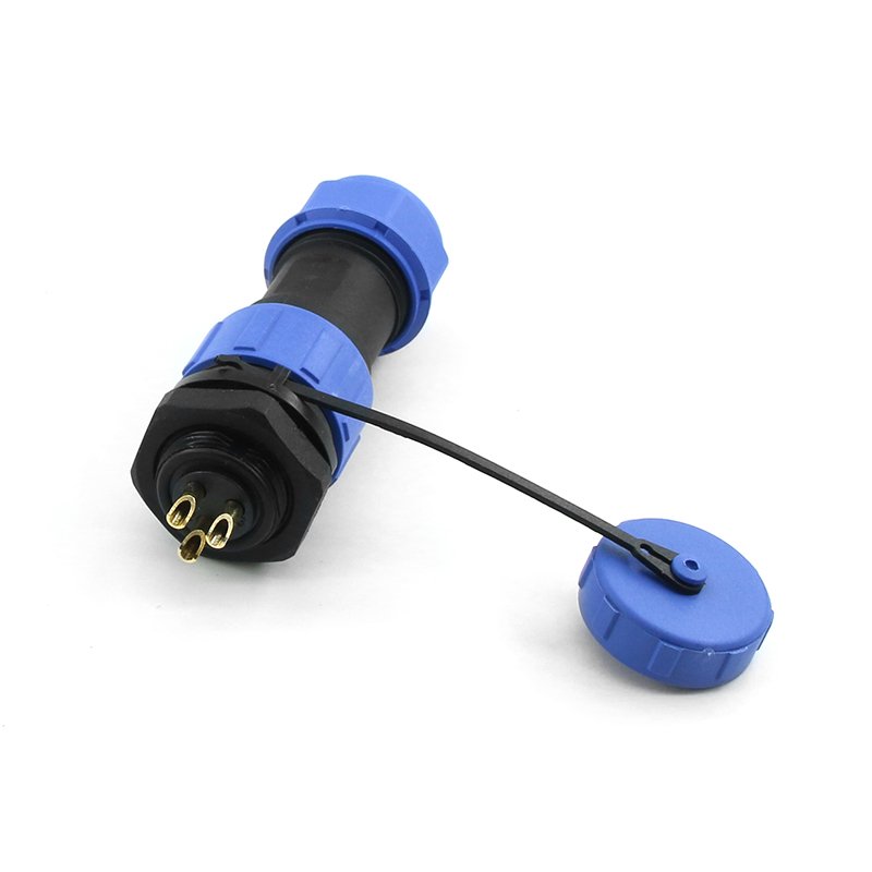 SP21 Waterproof Connector Aviation Male Female Panel Mount IP68 Aviation Plug 2/3/4/5/7/9/12 Pin Cable Circular Connector