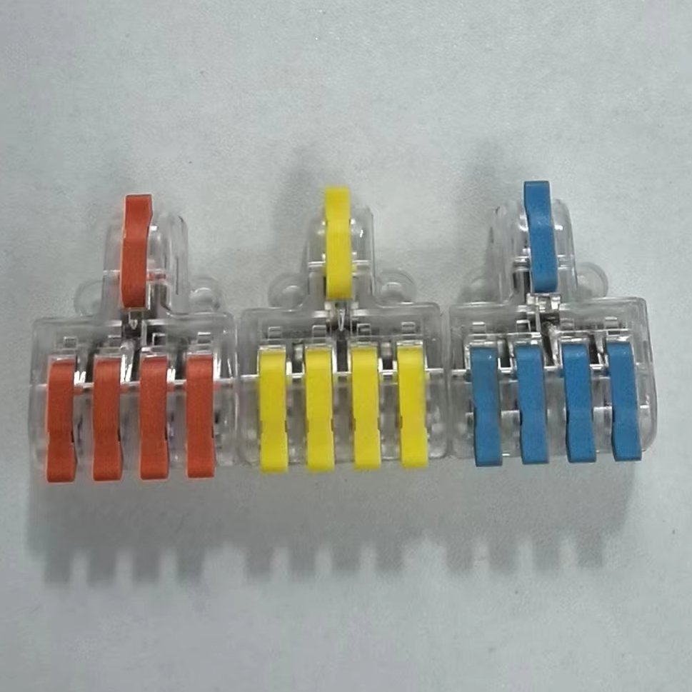 IP67 Protection Level Lamp PCT Connector Quick Terminal Press Wire Connector Screw Termination 3P 4P 10P Custom MCX FPC 50A Free
