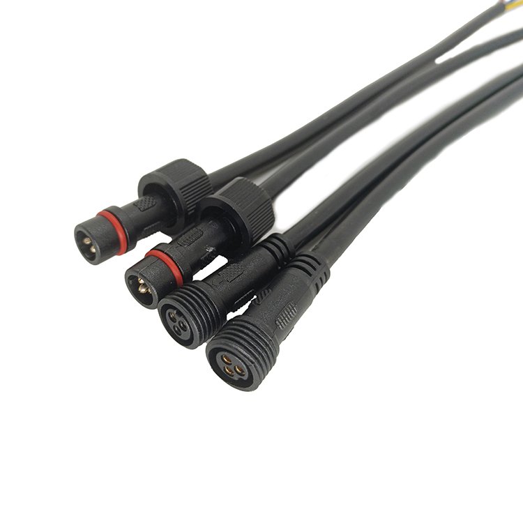IP65 PVC 18 20 22 24 AWG Male Female M12 2Pin 3Pin 4Pin 5Pin Waterproof Connector Cable