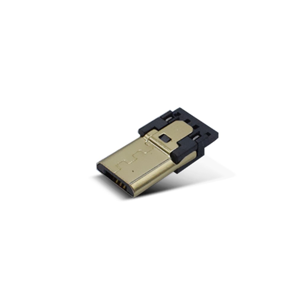 Gold Plated V8 Case Type Micro USB 2.0 Connector 4Pin Solder Male USB AM for Cellphone