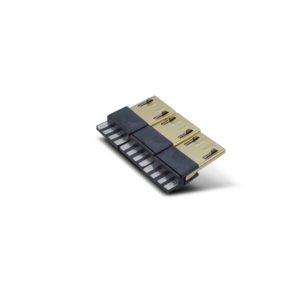 Gold Plated V8 Case Type Micro USB 2.0 Connector 4Pin Solder Male USB AM for Cellphone
