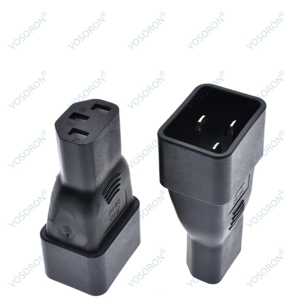 PDU UPS Power IEC Male C13 to Female C20 10A to 16A Adapter IEC Connector
