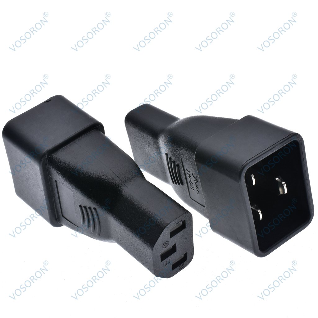 PDU UPS Power IEC Male C13 to Female C20 10A to 16A Adapter IEC Connector
