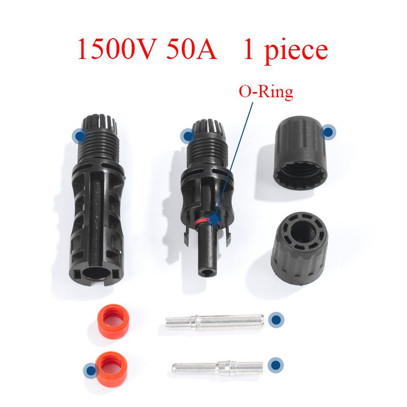 New Energy Solar Connector 1000V 30A Waterproof Power Connection PV IP68 Photovoltaic Connectors