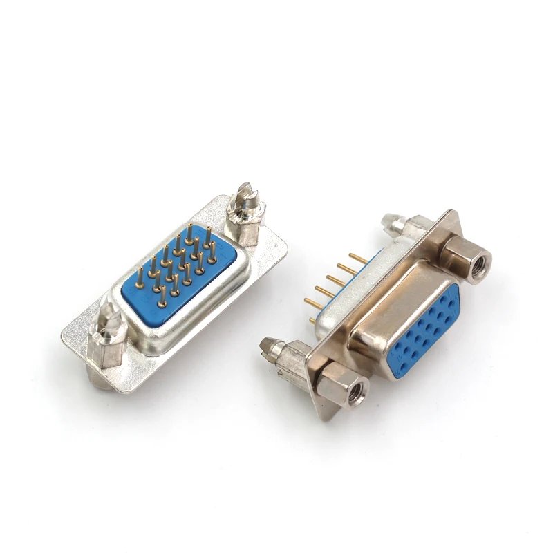 DB9 DB15 DB25 DB37/9/15/25/37 Pin Straight 180 Degree Male Female Plug D-sub PCB Mounting Connector DP9 DP15 DP25 DP37