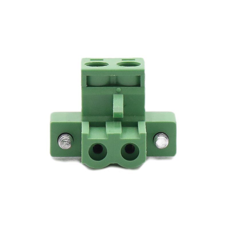 5.08 pitch plug in male female electrical brass terminal block for wire connector Blocos de terminais plugaveis 5.08mm