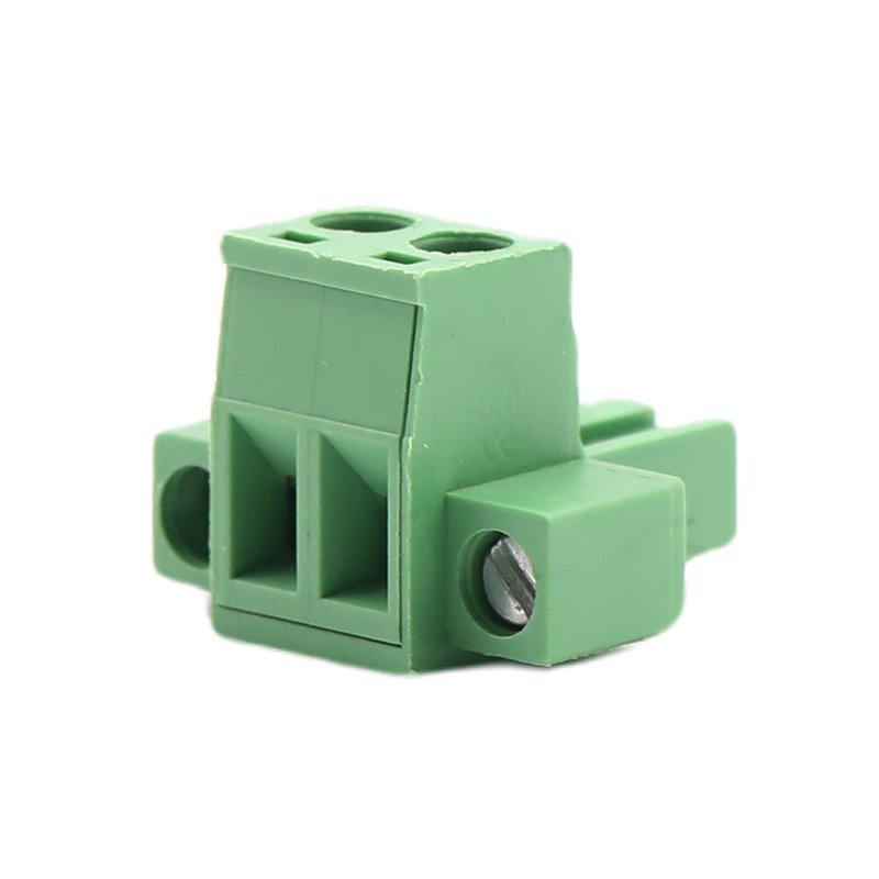5.08 pitch plug in male female electrical brass terminal block for wire connector Blocos de terminais plugaveis 5.08mm