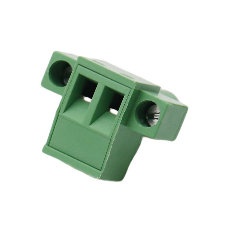5.08 pitch plug in male female electrical brass terminal block for wire connector Blocos de terminais plugaveis 5.08mm