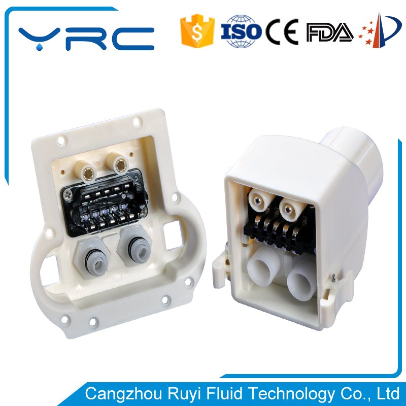 quick connect hybrid connector for IPL handle piece