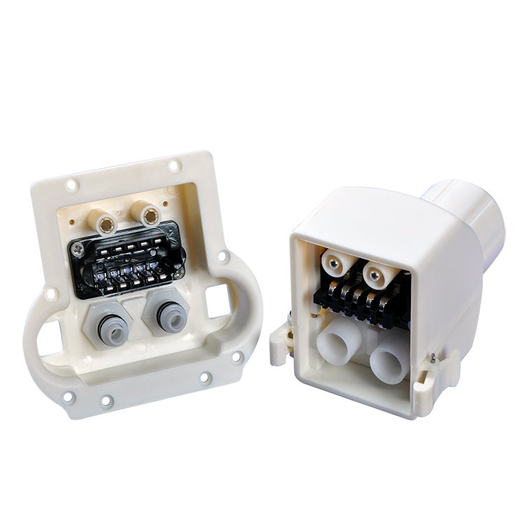 quick connect hybrid connector for IPL handle piece