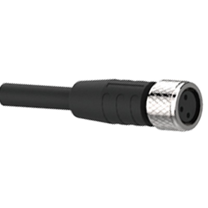 Waterproof Ip67 Male Female Straight Molding 90 Degree 3/4/5/6/8pin M8 Circular Connector With Shield Wire