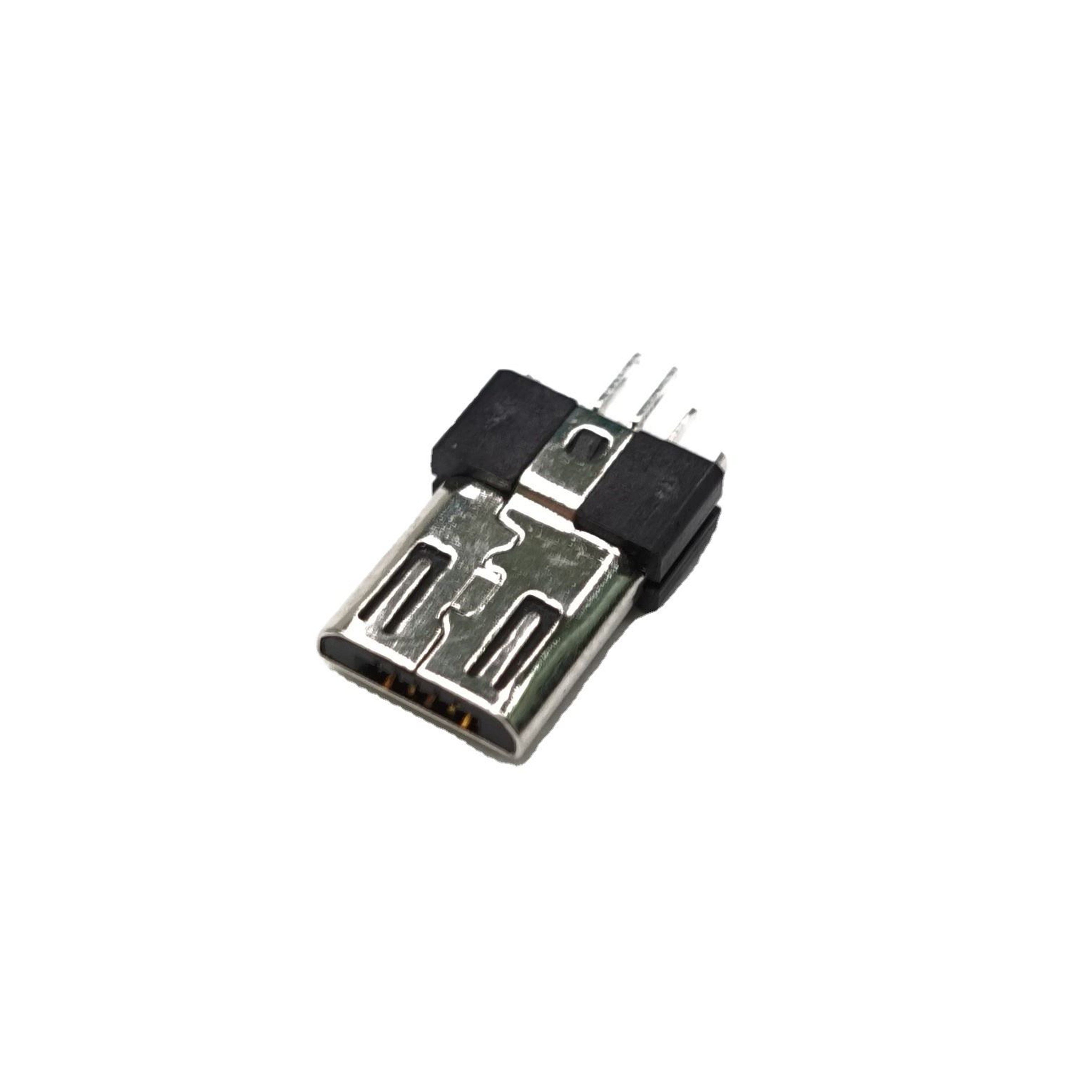 Customized High Quality Vertical Type Micro Mini USB SMD Male Connector 5 pin for Android Data Connector