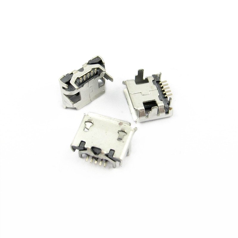 Charging Socket Data Transfer Socket 4-Pin Board Charging Socket Micro USB Connector