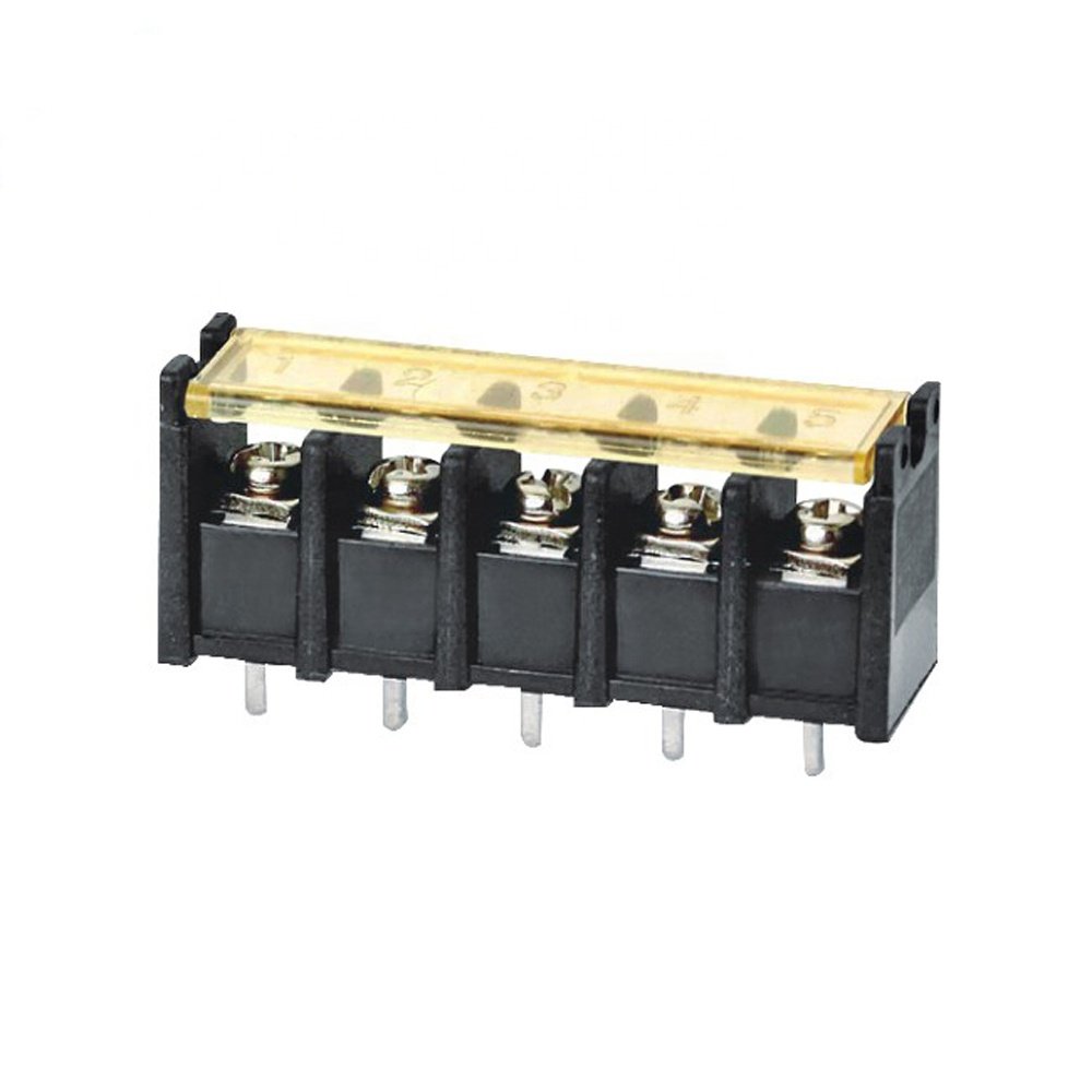 hot sales HB950M 6.35/7.62/8.25/9.5mm pitch pcb connector 30A 300V barrier terminal block with top cover for power