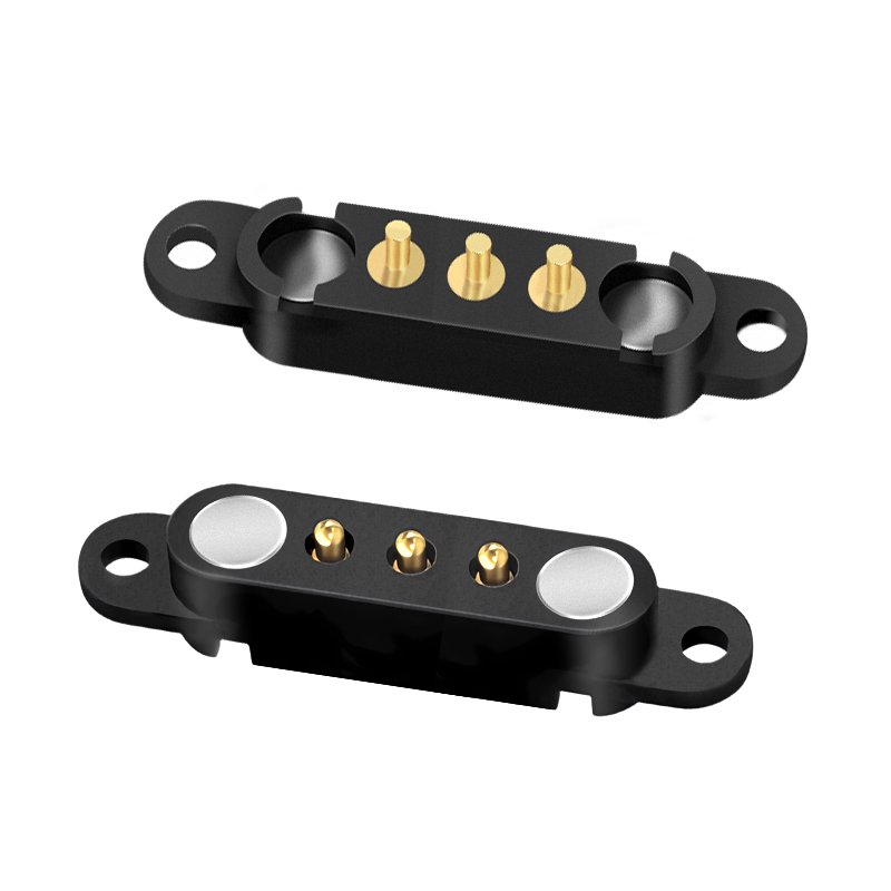 Post Hole 3.7V 1A 5V2A Male And Female Power Charging Battery 3Pin Magnetic Connector