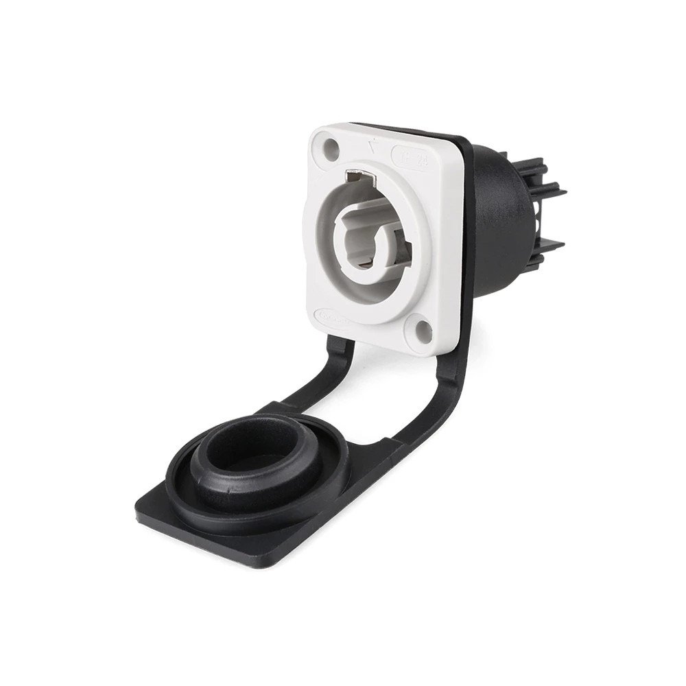 Cnlinko IP65 YF24 waterproof 3 Pin Powercon Electrical Male female Plug Sockets wire tap M24 connector