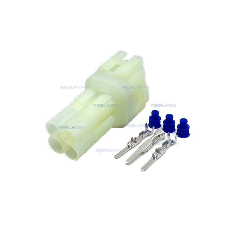 4 Pin Sensor Socket White Plug Waterproof Wire Harness DJ7045FA-2.2-11 Auto Connector Terminal