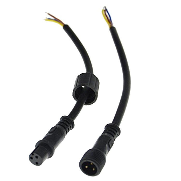 2Pin 3Pin 4Pin LED Connector Cable Waterproof IP67 Male Female Jack Waterproof Extension Cables