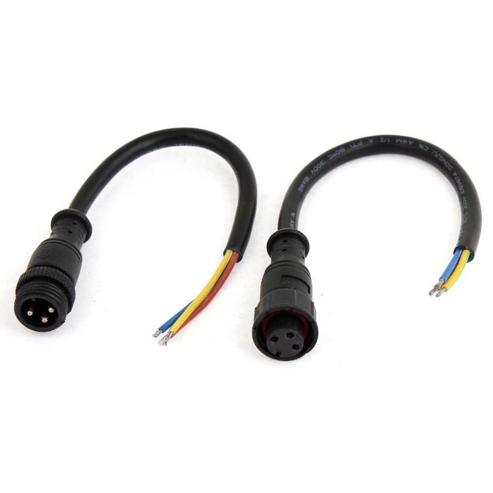 2Pin 3Pin 4Pin LED Connector Cable Waterproof IP67 Male Female Jack Waterproof Extension Cables