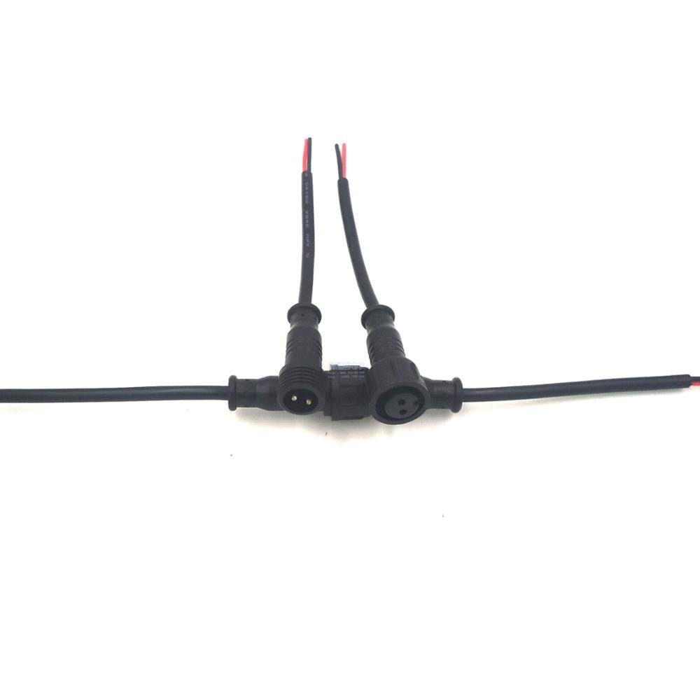 2Pin 3Pin 4Pin LED Connector Cable Waterproof IP67 Male Female Jack Waterproof Extension Cables