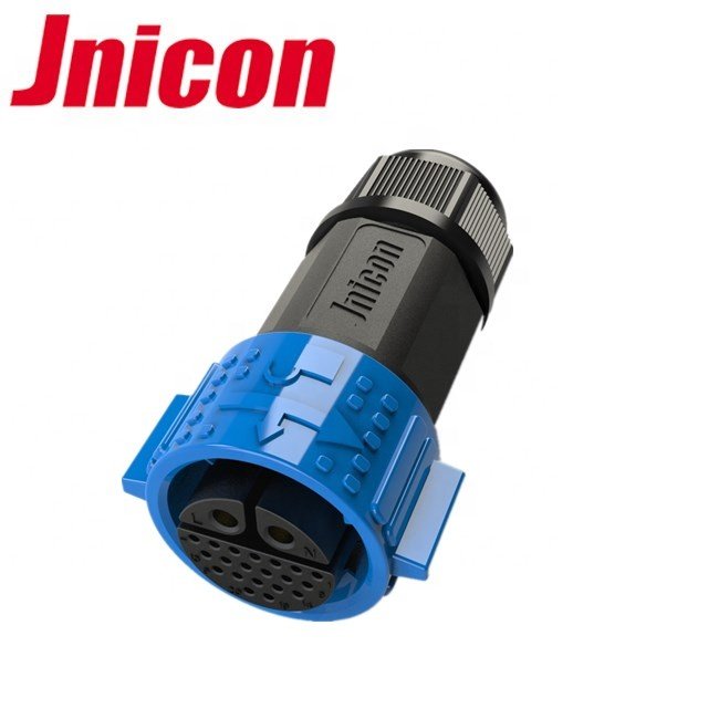 Jnicon M25 22pin male female power signal automotive waterproof wire connectors
