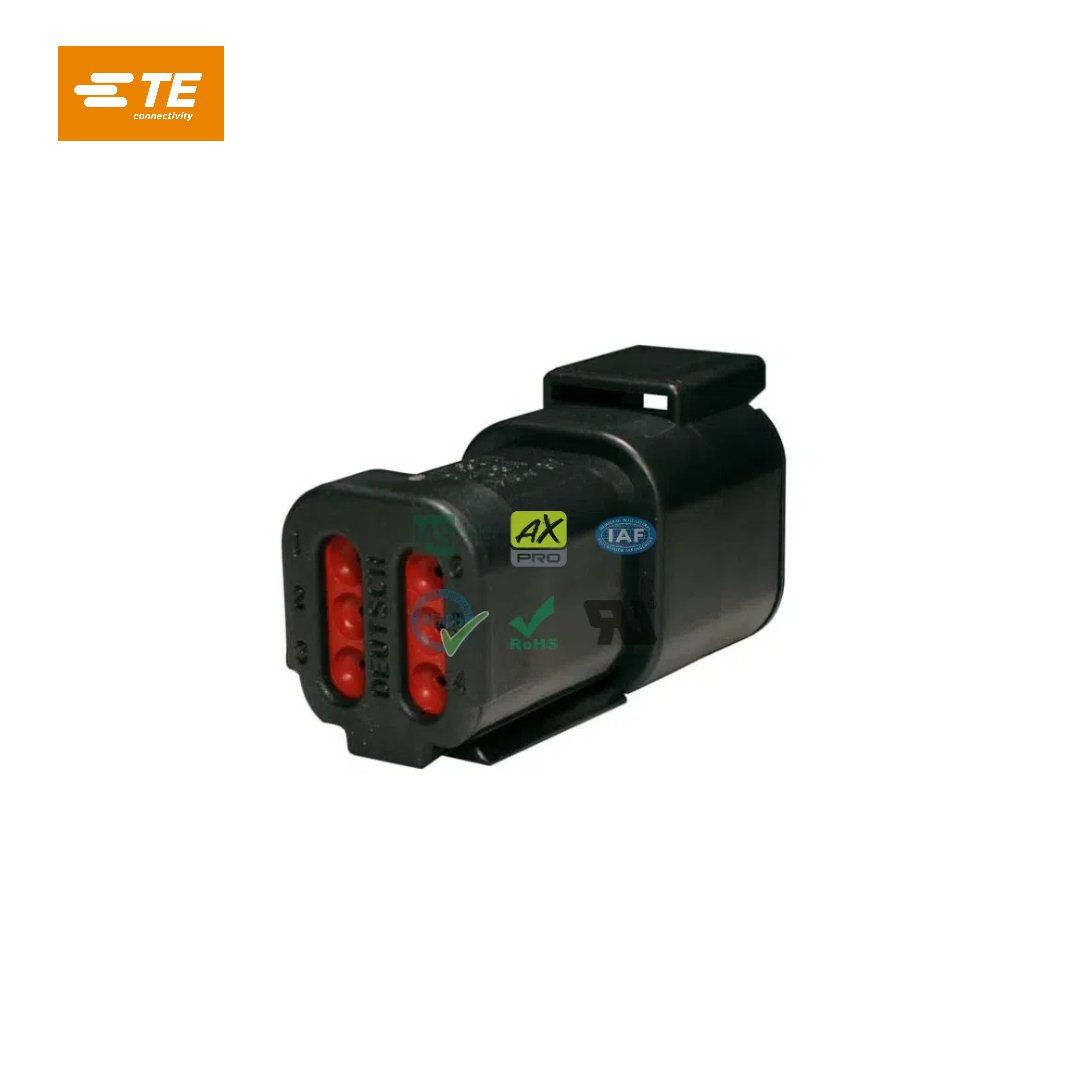 Original DTM04-2P TE/TYCO/DEUTSCH DTM04 Series Waterproof Auto Connector for VW Hyundai Toyota Ford Benz Mitsu Wire Harness