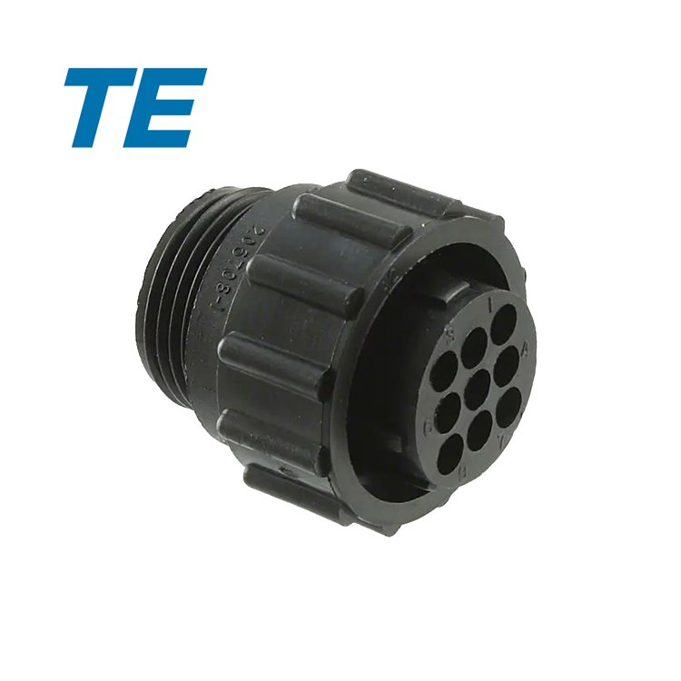 CPC,Circular Power Connectors,Crimp Housing,Wire-to-Wire,9 Positions,TE,206708-1,amp