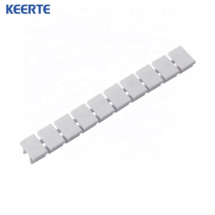 KEERTE High Quality ZB 5 Plug-In Front Marking Strip plug-in screw terminal block connector Wire Spring Terminal Blocks