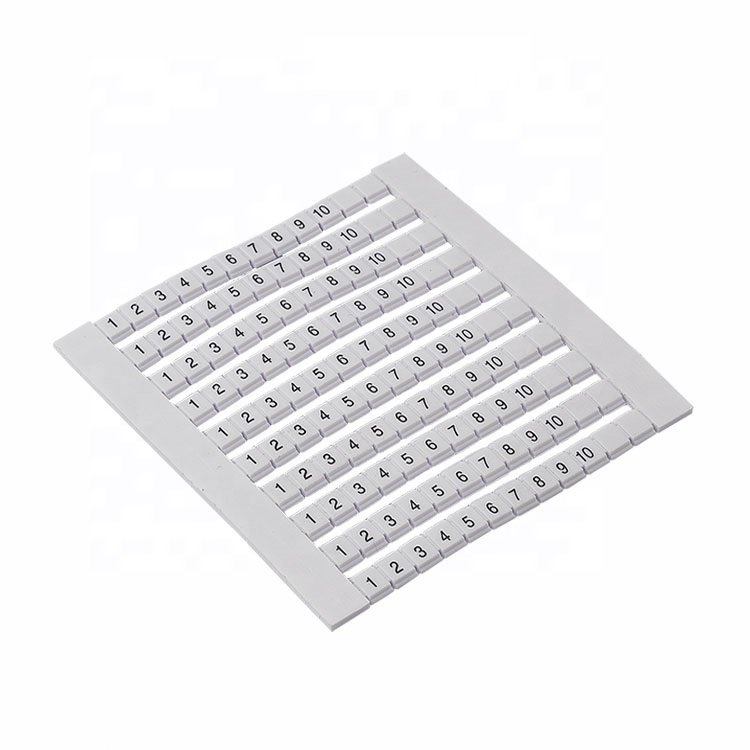 KEERTE High Quality ZB 5 Plug-In Front Marking Strip plug-in screw terminal block connector Wire Spring Terminal Blocks