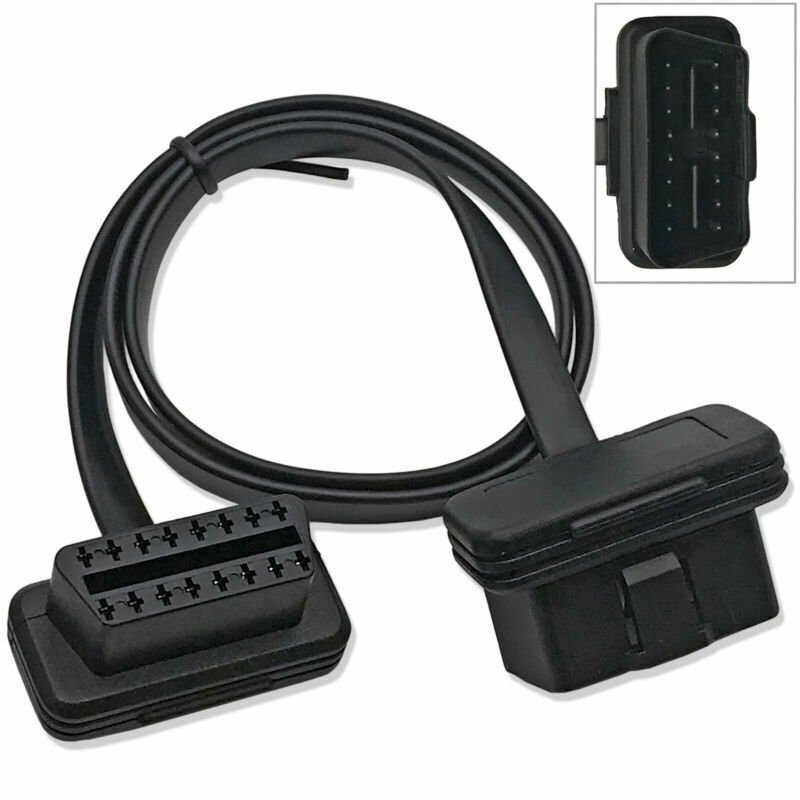 OBD2 16 Pin Male to Female Car Diagnostic Scanner Extension Cable Socket Plug ELM327 OBD OBDII Convert Connector Lead