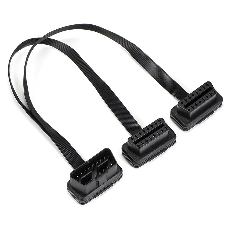 OBD2 16 Pin Male to Female Car Diagnostic Scanner Extension Cable Socket Plug ELM327 OBD OBDII Convert Connector Lead