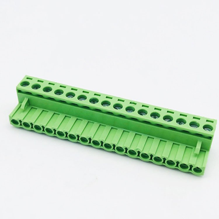 High quality 2EDGK-5.08mm plug-in green wiring PCB connector socket plug 2P-24P terminal block
