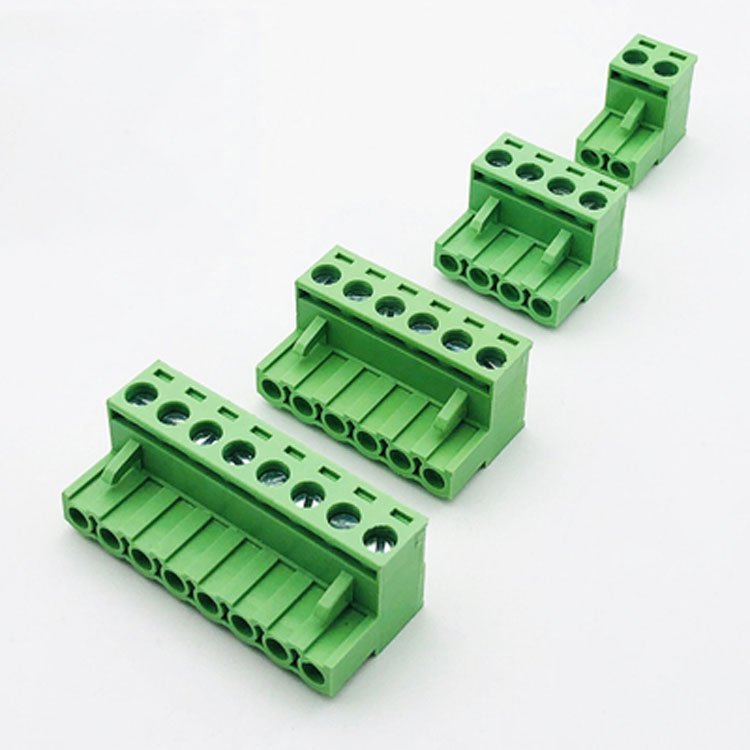 High quality 2EDGK-5.08mm plug-in green wiring PCB connector socket plug 2P-24P terminal block