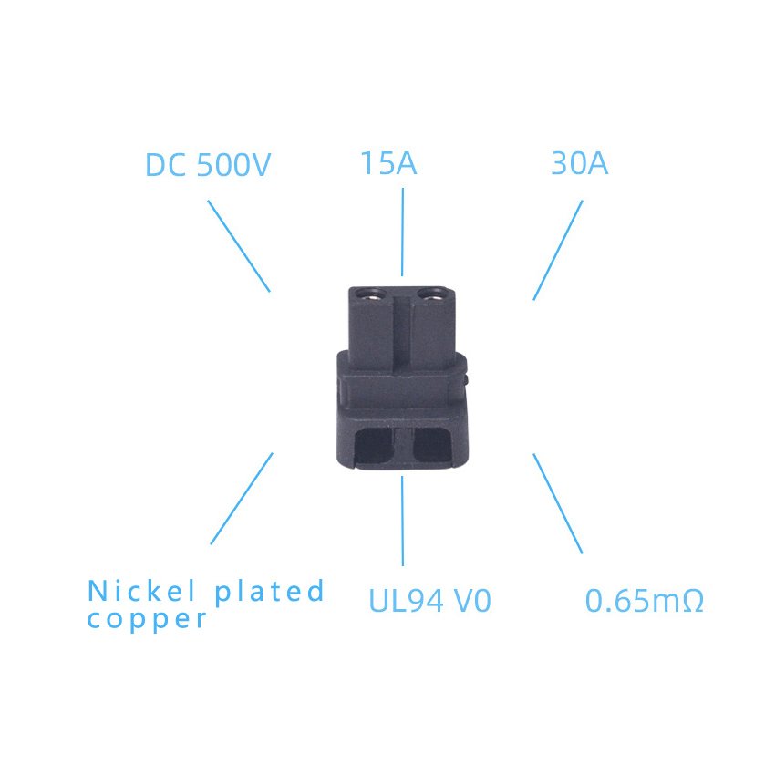 Original Amass XT30ULW XT30ULW-F 90 Degree Soldering Wire Connector RC Female XT30UL XT30-ULW Plug Adapter With Lock Buckle