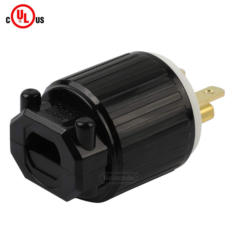 NEMA 6-15P 15A 250V Male Power Adaptor Plug 3pins Electrical Industrial Wiring Connector