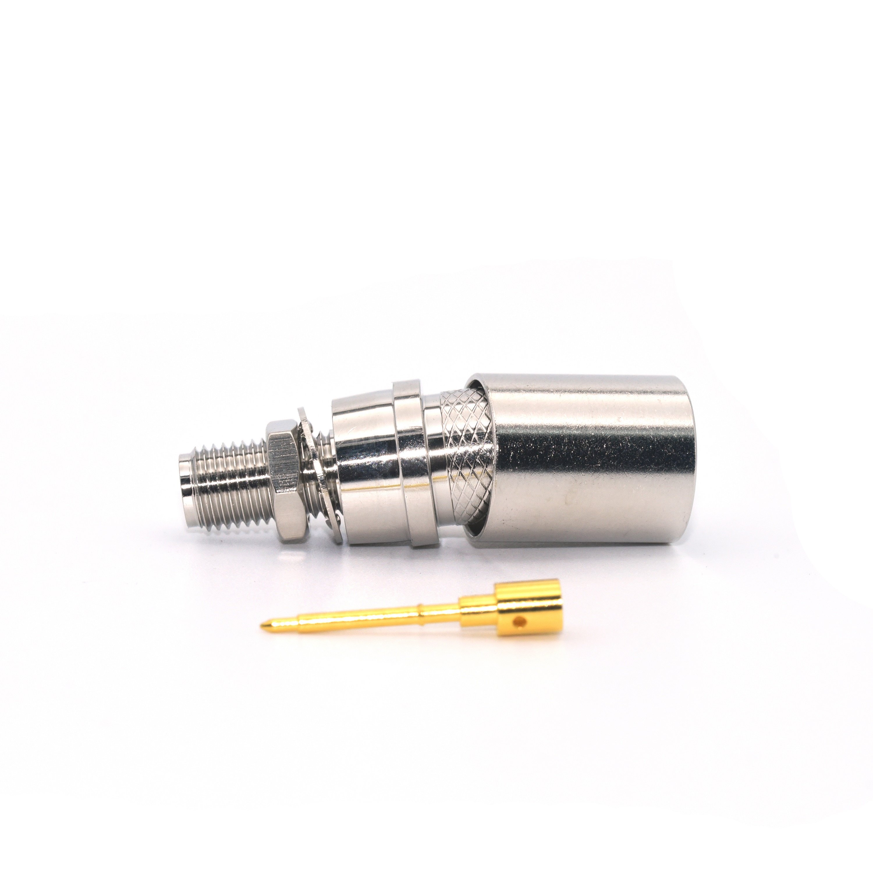 Raynool RF RP SMA Female Crimp Connector for LMR400 CNT400 KSR400 RG8 7D-FB