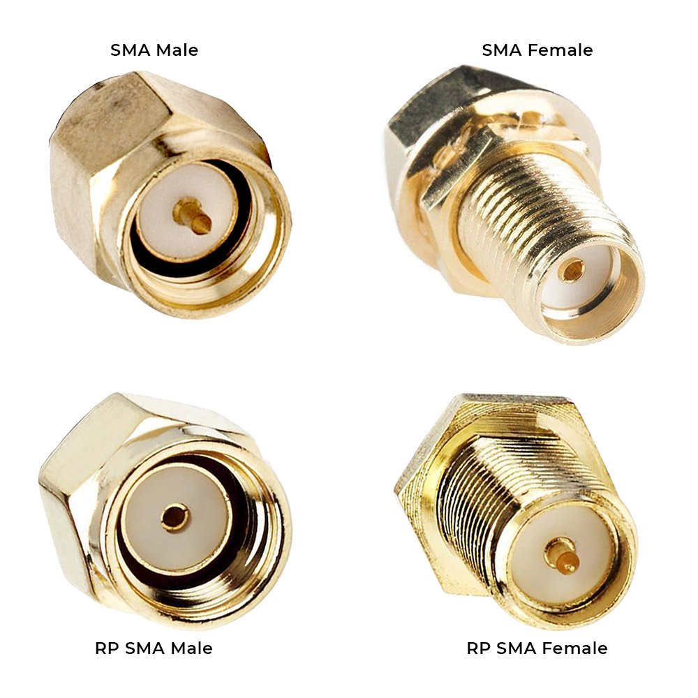 SMA Female Bulkhead Solder Connector end Launch PCB