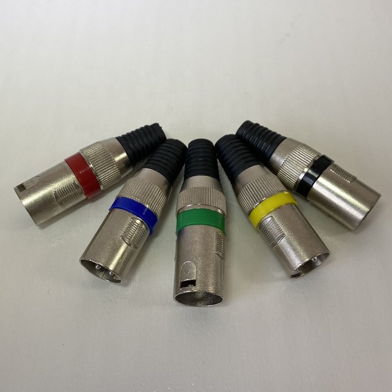 3 Pins 4 pin 5pin 6 pin Male and Female Microphone Audio Cable XLR Connector