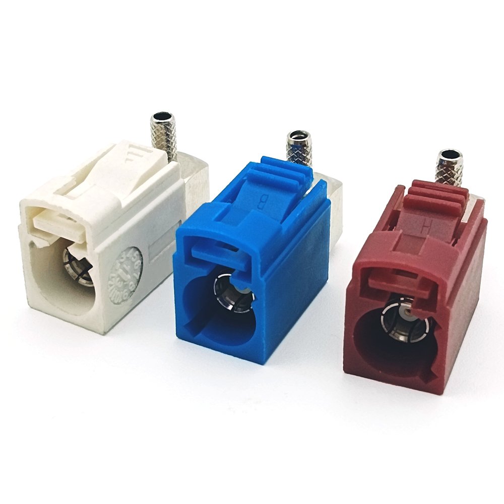 Automotive Male Female Fakra Radio Antenna Connector For RG174 RG316 RG58 Cable