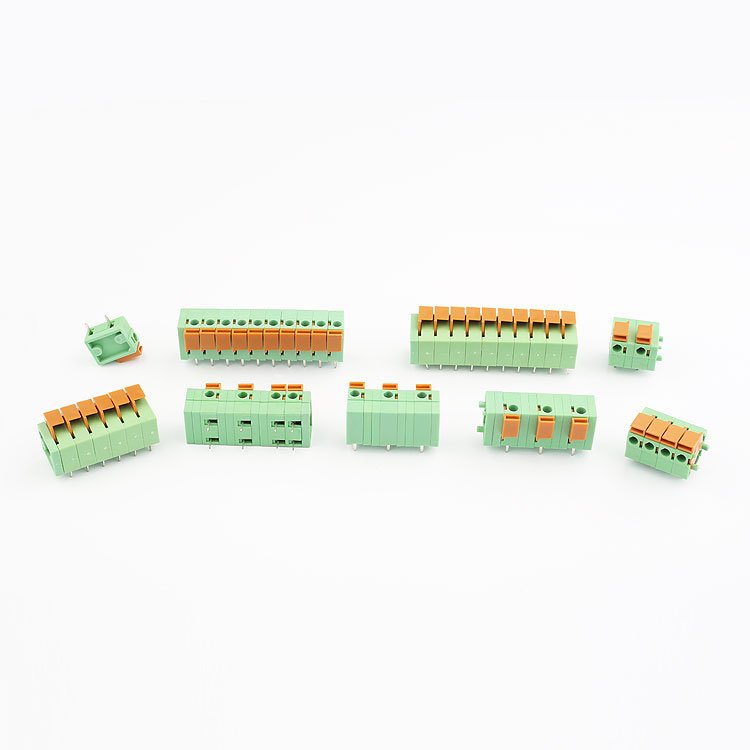 electrical connector plug terminal block green 3.81mm pvc terminal block