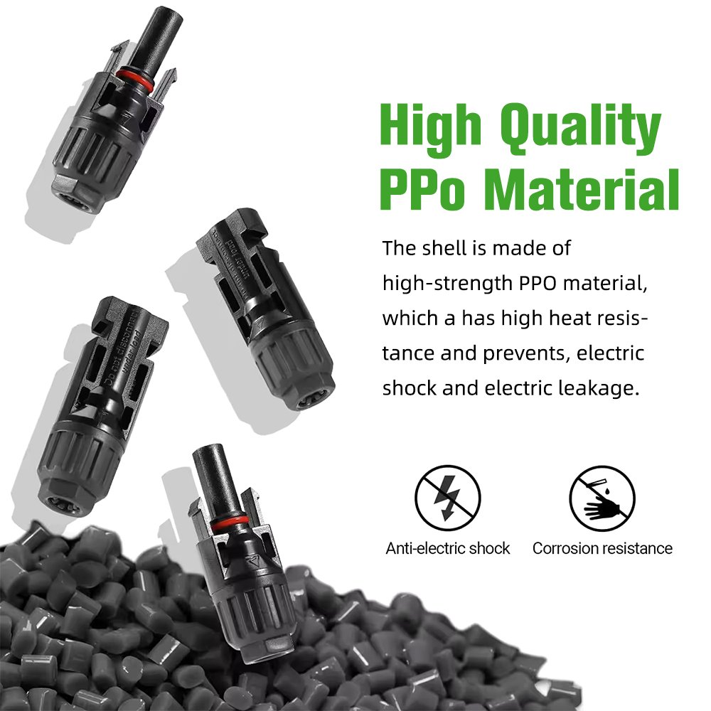 Factory Wholesale IP67 Waterproof 1000V/1500V DC Solar System Connector with Long Service Life and Easy Disassembly Design