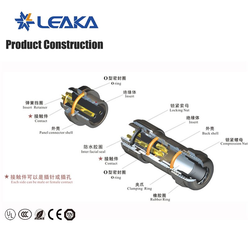 WEIPU ST12 Series 2 3 4 5 6 7 9 Pin Aviation Electrical Wire Connector Waterproof IP 67 Adaptor Cable M12 Jack Power Application